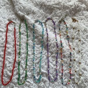 Colorful necklaces